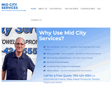 Tablet Screenshot of midcityservices.net